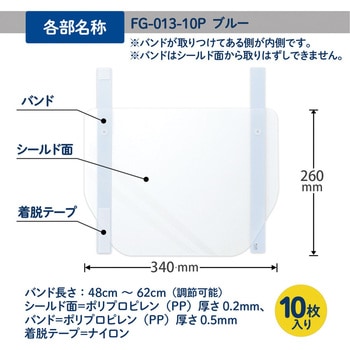 かんたん装着 フェイスシールド プラス(文具)