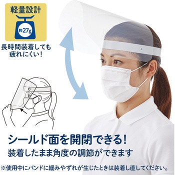 かんたん装着 フェイスシールド プラス(文具)