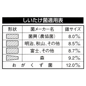 シイタケ錐B BIGMAN