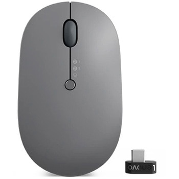 Lenovo Go USB Type-C ワイヤレス マルチデバイスマウス(ブラック) レノボ・ジャパン(Lenovo)
