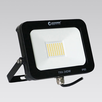 ソーラー充電式 LEDライト 30W 昼白色 夜間自動点灯 GOODGOODS(グッド・グッズ)