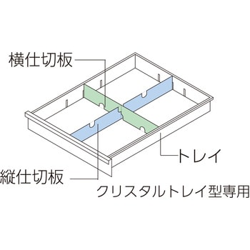 HKSA-2DLS A4縦深型トレイ用横仕切板 イトーキ 外形寸法248×70×3mm