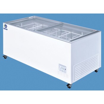 ジャンボ無風冷凍ショーケース 460L ダイレイ 冷凍・冷蔵ショーケース