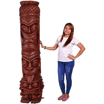 fr150346 2メートルのティキトーテム / Grand Island Tiki Totem