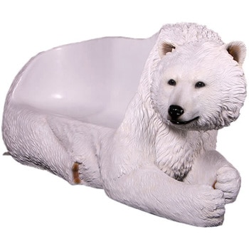 fr160017wh 白クマのベンチ / Polar Bear Seat 1個 Heinimex 【通販