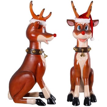 こっけいな大トナカイ Funny Reindeer 7ft Heinimex 置き物 インテリア小物 収納 通販モノタロウ Fr