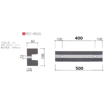 プラットホームストッパーC型(カーストッパー) R面対応 フタハシ技研
