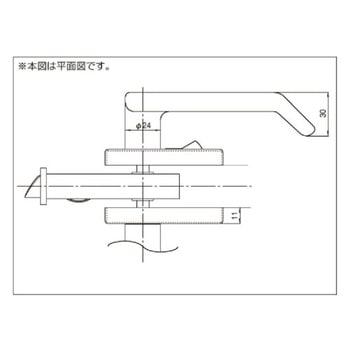 LTUレバーハンドル浴室錠 GOAL(ゴール)