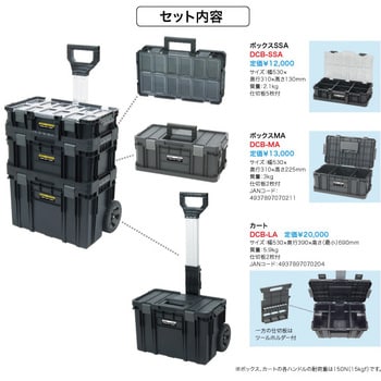 DCB-3A-SET キューブボックスキャリー ジェフコム(DENSAN