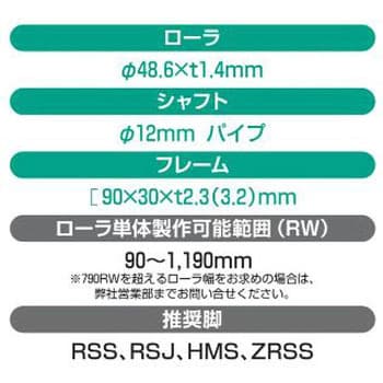 LR 【コンベアスペック選択オーダーサービス】スチール製ローラカーブ