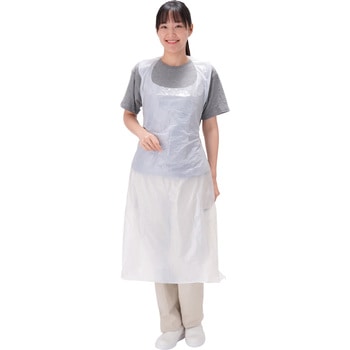 エプロン 使い捨て 極薄 ポリエチレン製 モノタロウ