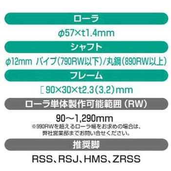 SR スチール製ローラカーブコンベヤ 中荷重用R900 SR型 オークラ輸送機