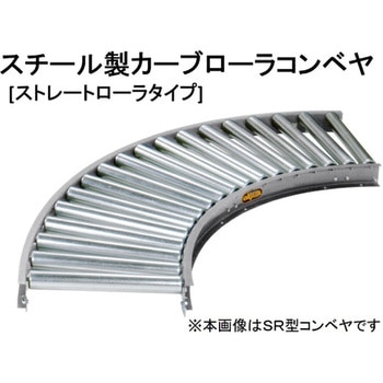 【オーダー】スチール製ローラカーブコンベヤ 中荷重用R900  SSR型 オークラ輸送機