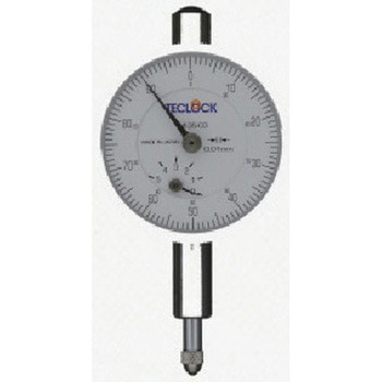 小型ダイヤルゲージ 平裏ぶたタイプ - テクロック