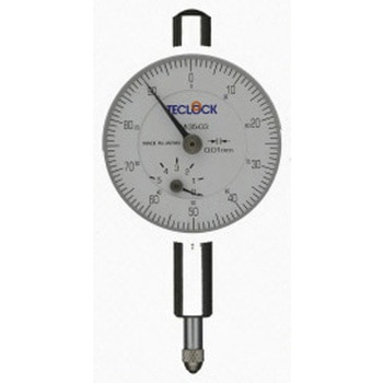 小型ダイヤルゲージ 平裏ぶたタイプ - テクロック