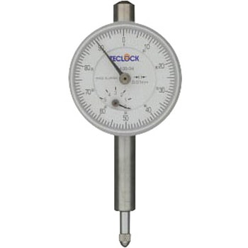 小型ダイヤルゲージ 平裏ぶたタイプ - テクロック