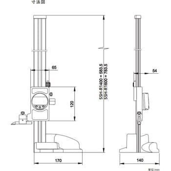 Bluetoothデジタルハイトゲージ 400mm - テクロック
