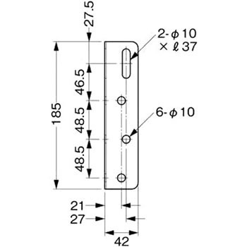 NRMF1 マルチ型接続金具 1組 ネグロス電工 【通販モノタロウ】