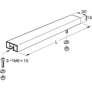 補強子桁 ネグロス電工 ケーブルラック用補強金具 【通販モノタロウ】