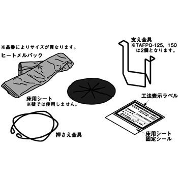 タフロック 耐火パック 床 壁用 ネグロス電工 貫通部防火措置材 通販モノタロウ Tafpq 50