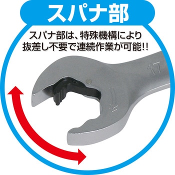 クイックラチェットめがねレンチ TONE トネ (前田金属工業)