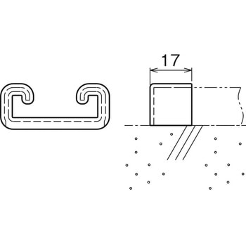 ワールドダクター(端末保護キャップ(後施工タイプ)) ネグロス電工 ダクター用金具 【通販モノタロウ】