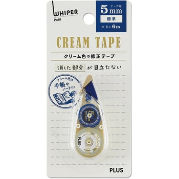 修正テープ ホワイパー (Whiper) プチ クリームテープ PLUS(プラス)[文具]