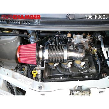 超歓迎ZERO1000 パワーチャンバー for K-Car スーパーレッド ｅｋワゴン H81W H82W 2004年12月~2013年6月 3G83(NA) 三菱用