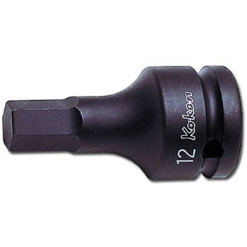 1/2"(12.7mm)SQ. ヘックスビットソケット 全長75mm Ko-ken コーケン(山下工業研究所)