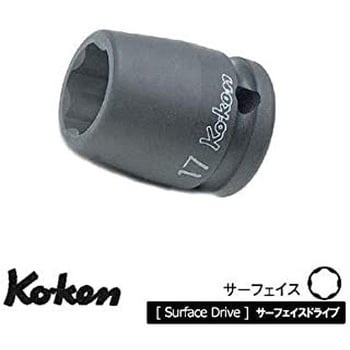1/2"(12.7mm)SQ. インパクトサーフェイスソケット 23mm Ko-ken コーケン(山下工業研究所)