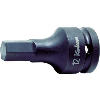 1/2"(12.7mm)SQ. インパクトヘックスビットソケット 全長60mm Ko-ken(コーケン/山下工業研究所)