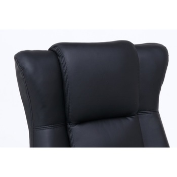 パーソナルチェアー トニー PU/PVC BK 不二貿易
