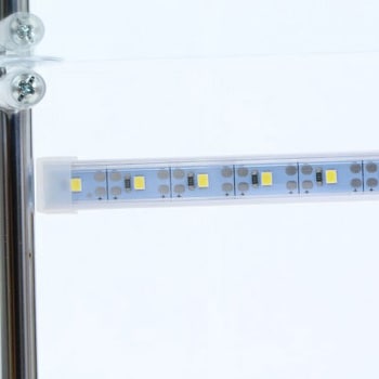 ガラスコレクションケース 4段 LED 不二貿易