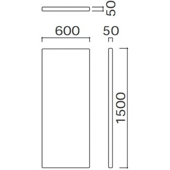 壁パネル600×1500(キッズコーナー：スクエアシリーズ) オモイオ (omoio)