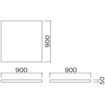 ウレタンマット9090 (キッズコーナー：スクエアシリーズ)