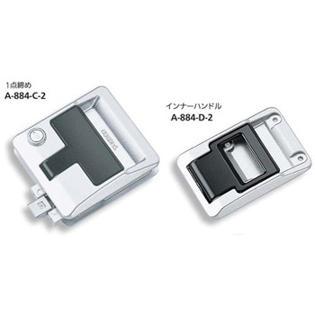 ラッチ式平面ハンドル(両面タイプ) TAKIGEN(タキゲン)