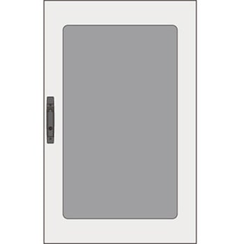 アクリルドア ホワイトグレイ DPO2シリーズ 摂津金属工業