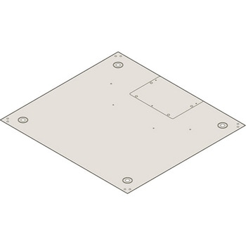 トッププレート 配線穴付ノーマルタイプ RKOシリーズ 摂津金属工業