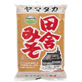 4903191101340 田舎みそ 1箱(1kg×12個) 山高味噌 【通販モノタロウ】