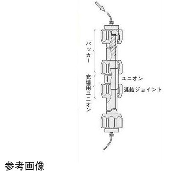 GC充填ユニオン ジョイント有 アズワン