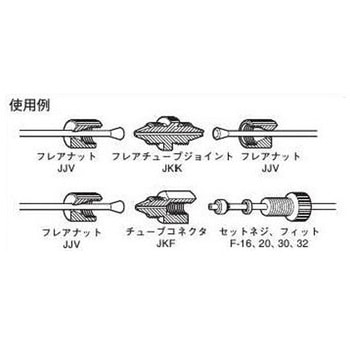 フレアーナット 10個入 JJVシリーズ アズワン