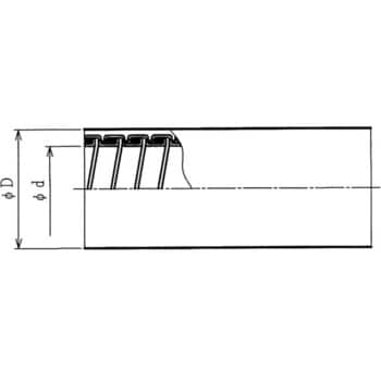 KPF54LG SANKEI ビニル被覆電線管(可動配管用)ケイフレックス 1巻(10m