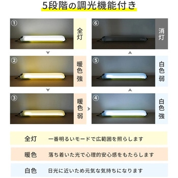 エアライト 充電式 LEDランタン チューブライト コンパクト 防塵 防水 FUTURE FOX