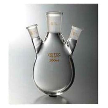 三ツ口茄子形フラスコ 1537シリーズ コスモスビード