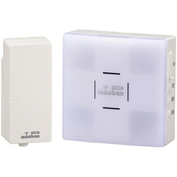 音センサー送信機+光フラッシュ電池式受信機 オーム電機