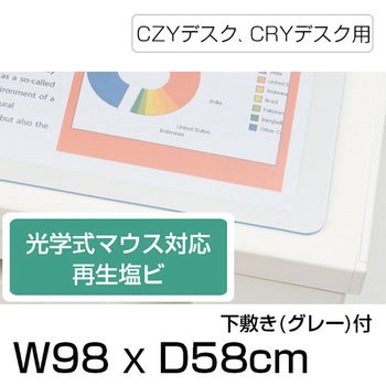 CRYデスクマット光学下敷付 イトーキ