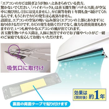 870455 バイオパックA 家庭用エアコン用防カビ・防臭 1個 後藤 【通販