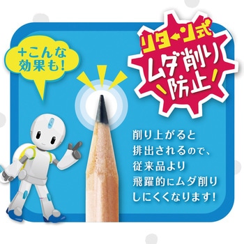 トガリターン手動鉛筆削り 透明 SONIC(ソニック・文具)