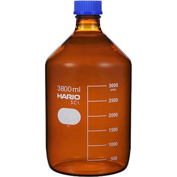 茶 耐熱ねじ口瓶 液切リング付 GL-45 NBBシリーズ HARIO ネジ口瓶