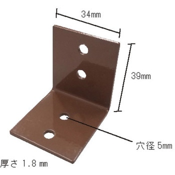 ウッドデッキL型金具小 20個セット サンセルフ